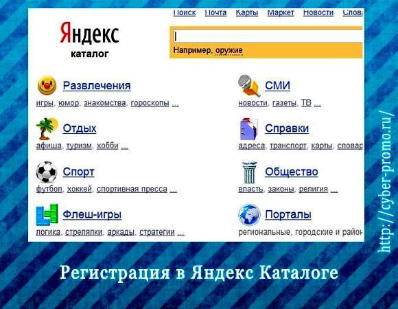 Реєстрація в Яндекс Каталозі